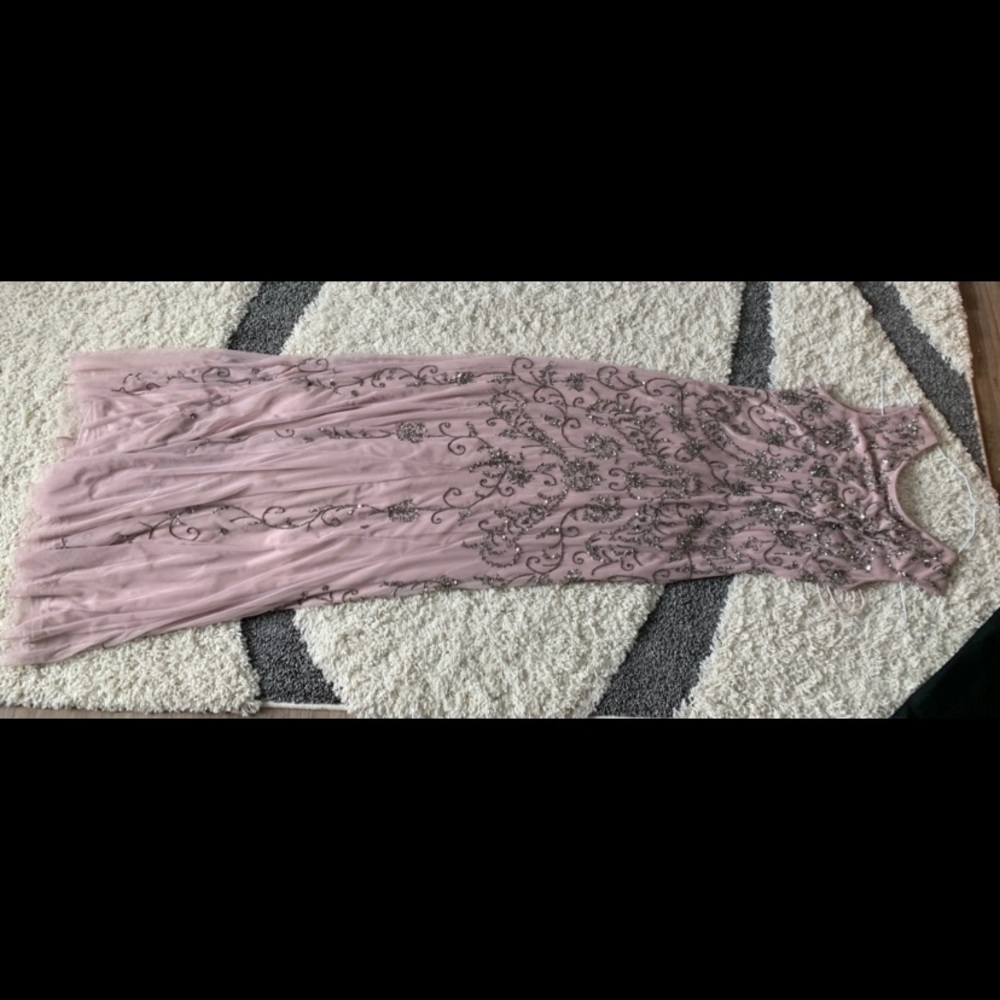 Elegant beaded evening gown never worn w/tags